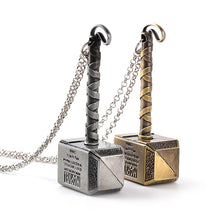 Load image into Gallery viewer, Marvel Avengers Mjolnir Necklace