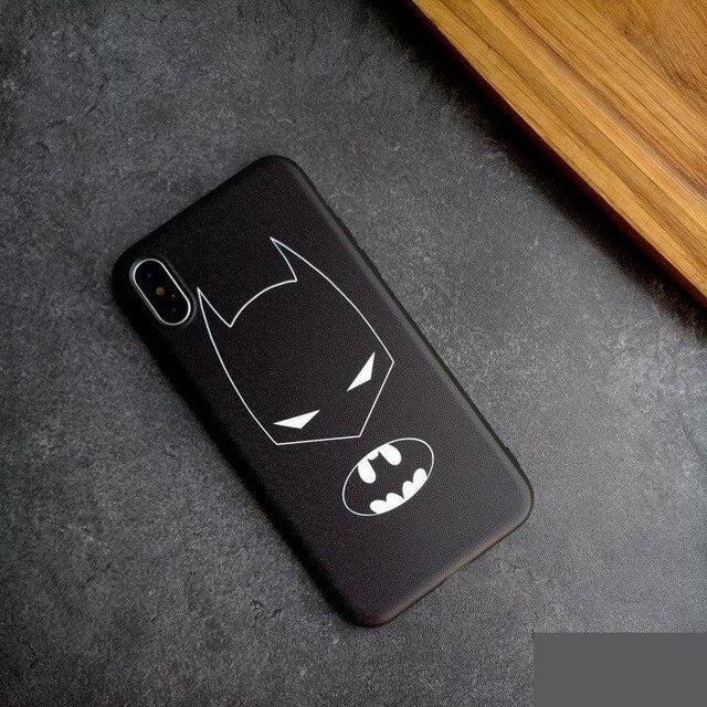Load image into Gallery viewer, Phone Case For Iphone X Xs Max Xr 10 8 7 6 6s Plus Batman-Marvel