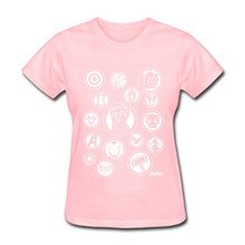 Load image into Gallery viewer, Avengers Weapon Symbols T-Shirt Women