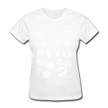 Load image into Gallery viewer, Avengers Weapon Symbols T-Shirt Women