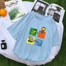 Load image into Gallery viewer, The Avengers Kawaii Cartoon T-Shirt