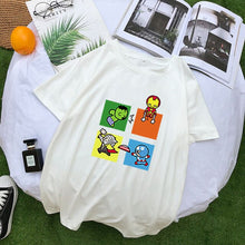 Load image into Gallery viewer, The Avengers Kawaii Cartoon T-Shirt